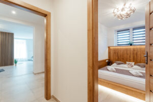 Separate extra bedroom with double bed in Lux Plus 65 m², Miracle Seasons Demänová