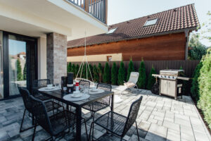 Private terrace in Lux Plus apartment for 6 guests, Miracle Seasons Demänová, Jasná